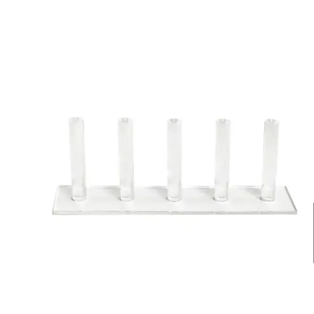 Acrylic Clear Ring Display by Bead Landing 5 rods
